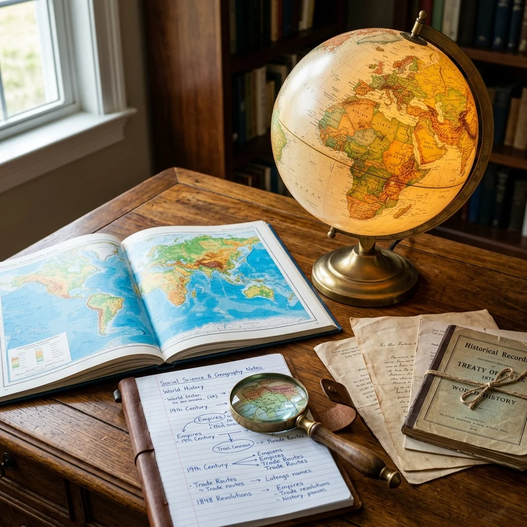 Social Science Tuition (History, Geog, Civics)