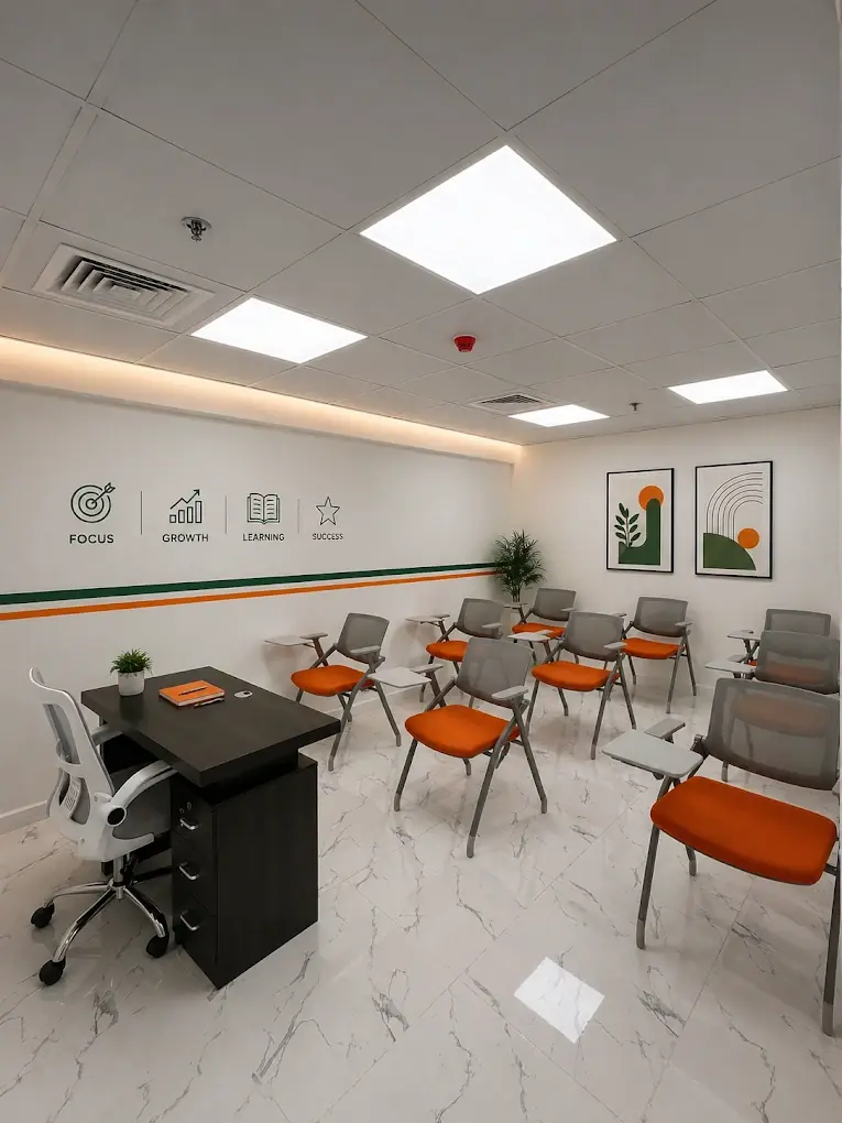 Nitaq Academy modern micro-batch classroom in Al Majaz 3, Sharjah