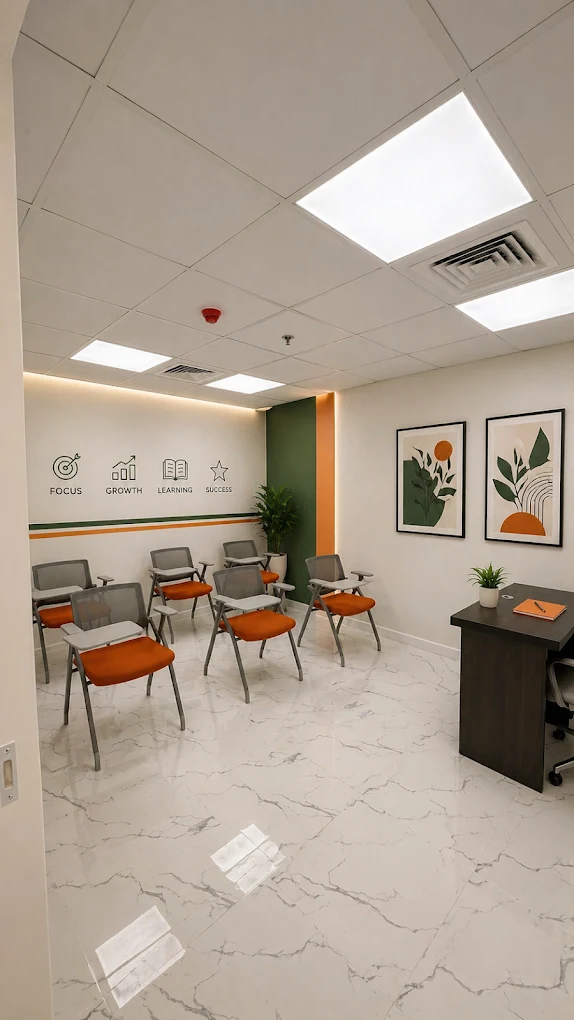 Modern classroom learning environment at Nitaq Academy in Al Majaz 3, Sharjah